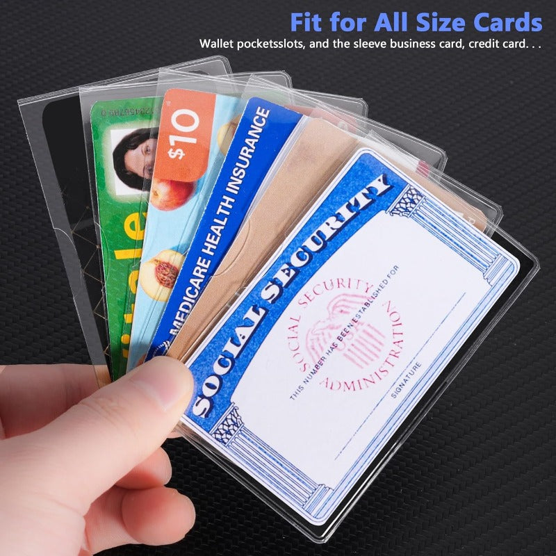 Clear PVC Card Sleeves