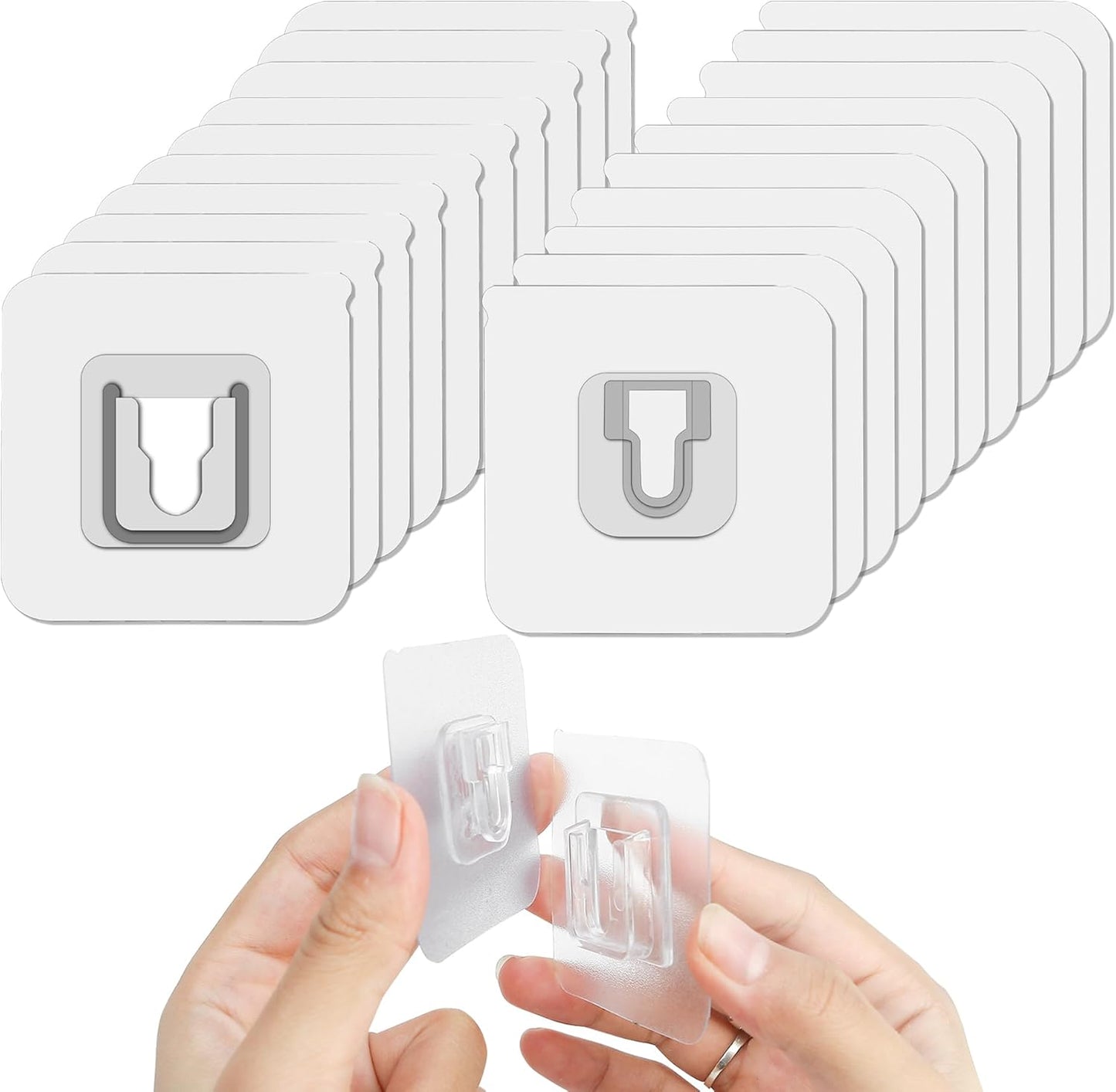 Damage-Free Reusable Adhesive Wall Hooks