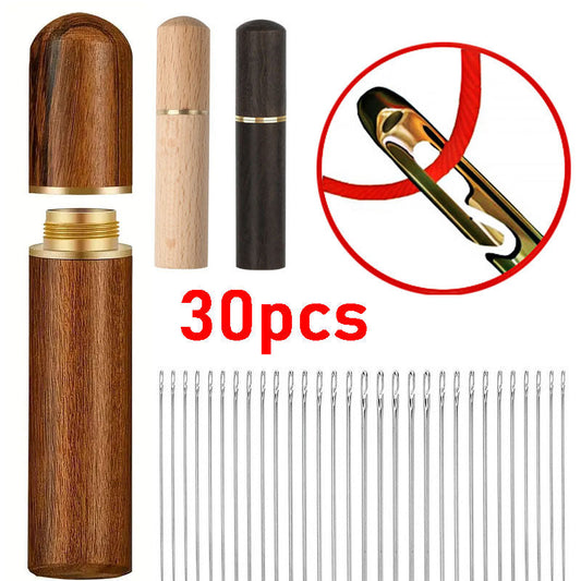 YoPoll Self-Threading Hand Sewing Needles Kit (30pcs)