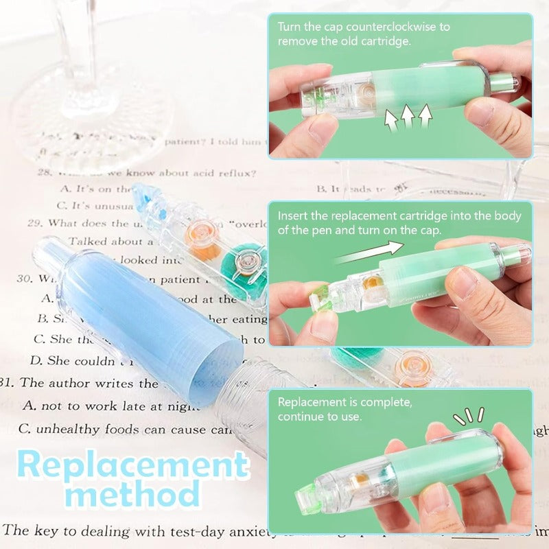 Double-Sided Glue Tape Roller Set