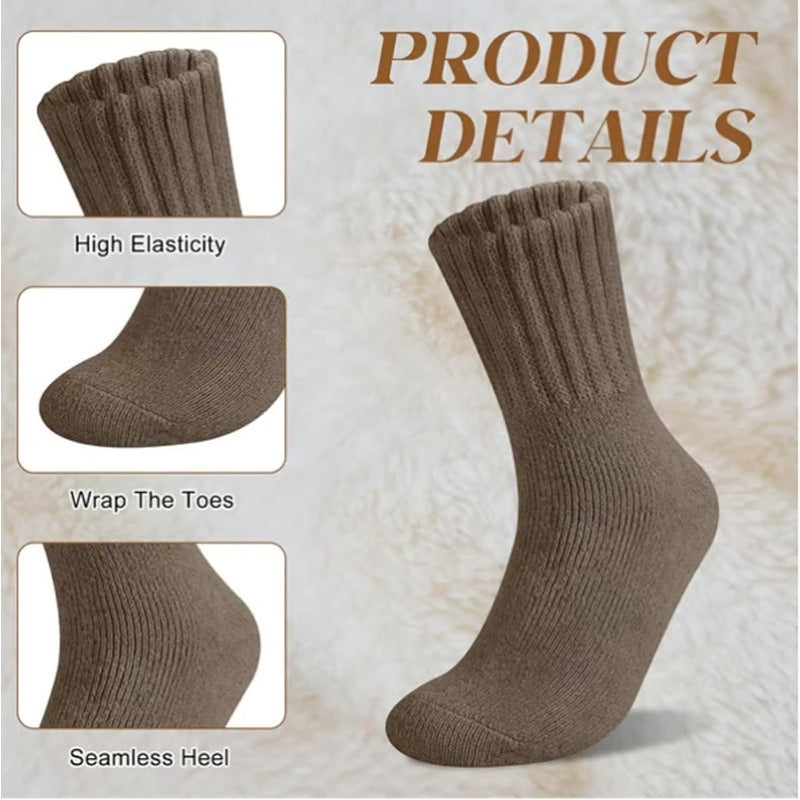 Wool-Blend Thermal Crew Socks