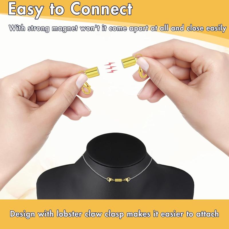 Versatile Magnetic Jewelry Clasp Extenders