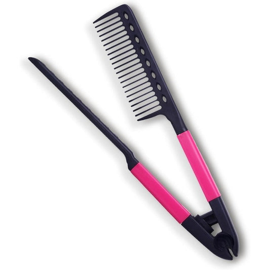 Heat-Resistant V Hair Styling Comb