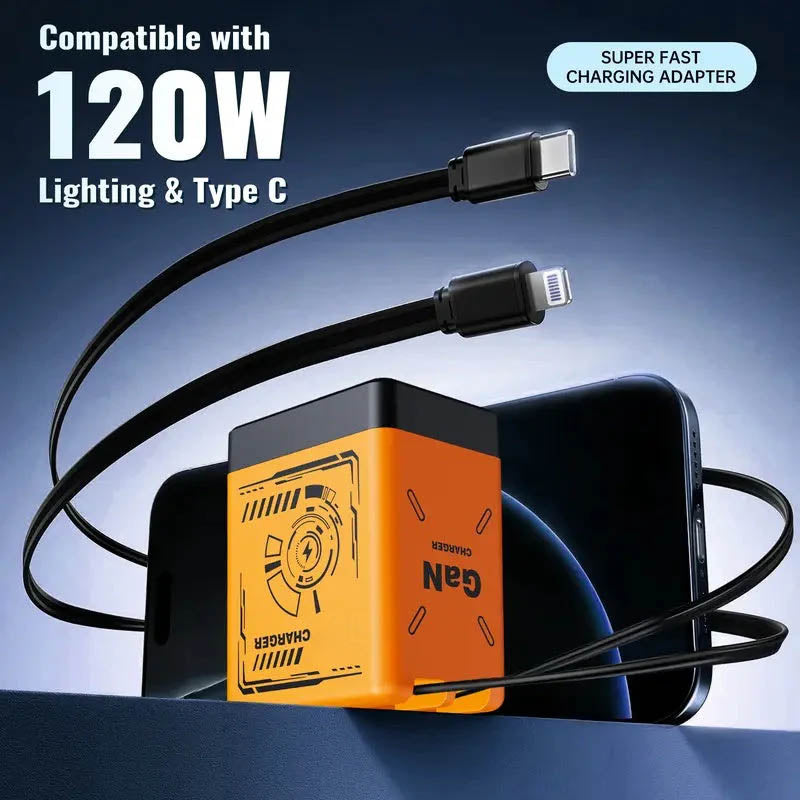 GaNPro 45W Retractable Fast Charger Cube