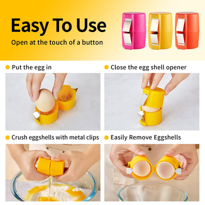 Eptchn No Mess Easy Egg Opener CrackSlick