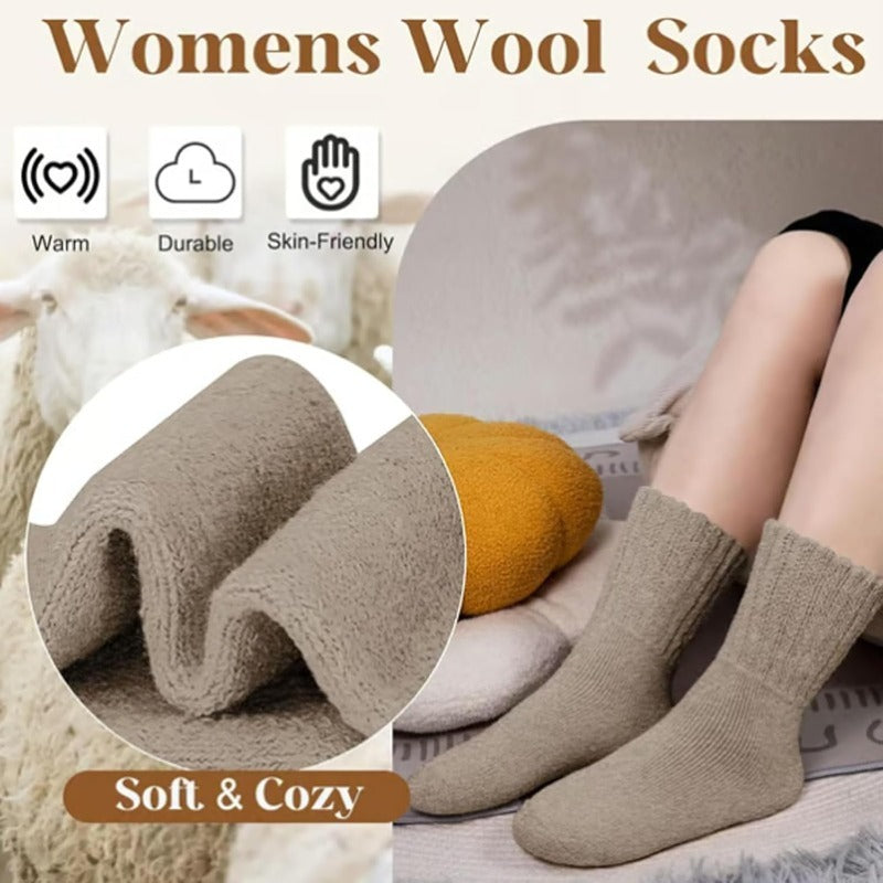 Wool-Blend Thermal Crew Socks