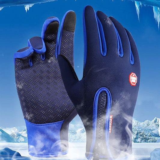 HeatGripX Windproof Thermal Slip Cold Weather Gloves