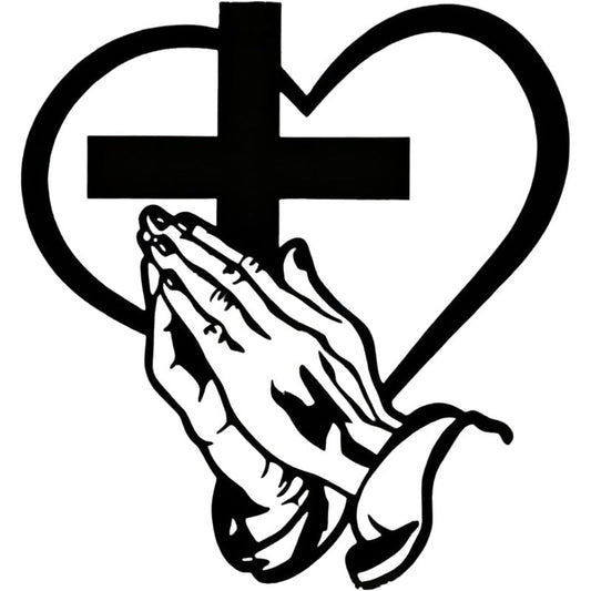 Praying Hands Wall Cross