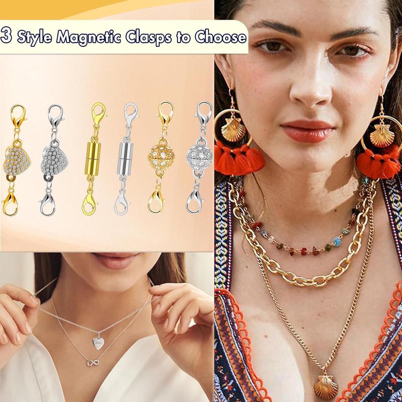 Versatile Magnetic Jewelry Clasp Extenders