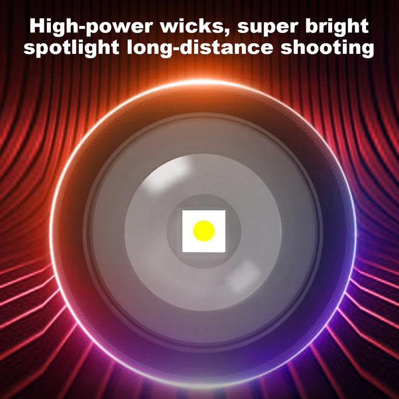 StormBeam Rechargeable Flashlight with Telescoping Zoom