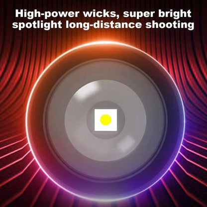 StormBeam Rechargeable Flashlight with Telescoping Zoom